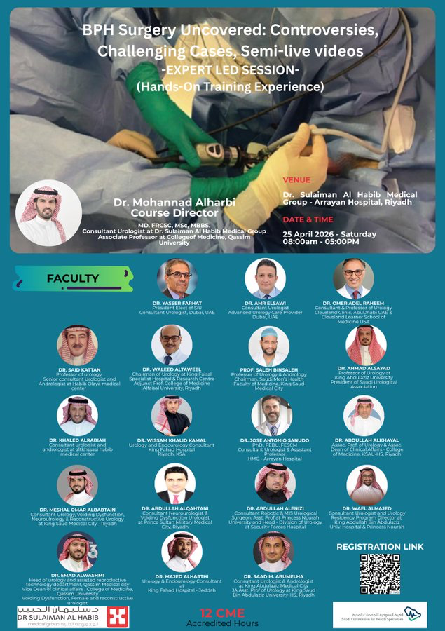 BPH Surgery Uncovered: Controversies, Challenging Cases, Semi-live Videos