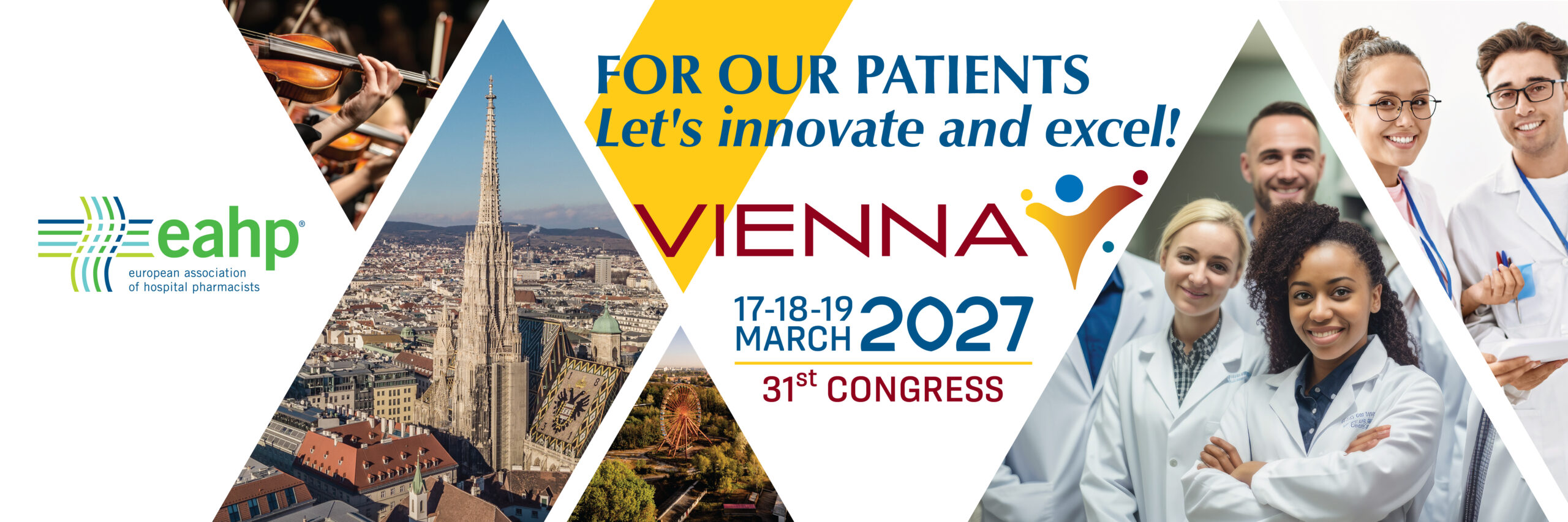 31st EAHP Congress 2027 — For Our Patients, Let's Innovate and Excel