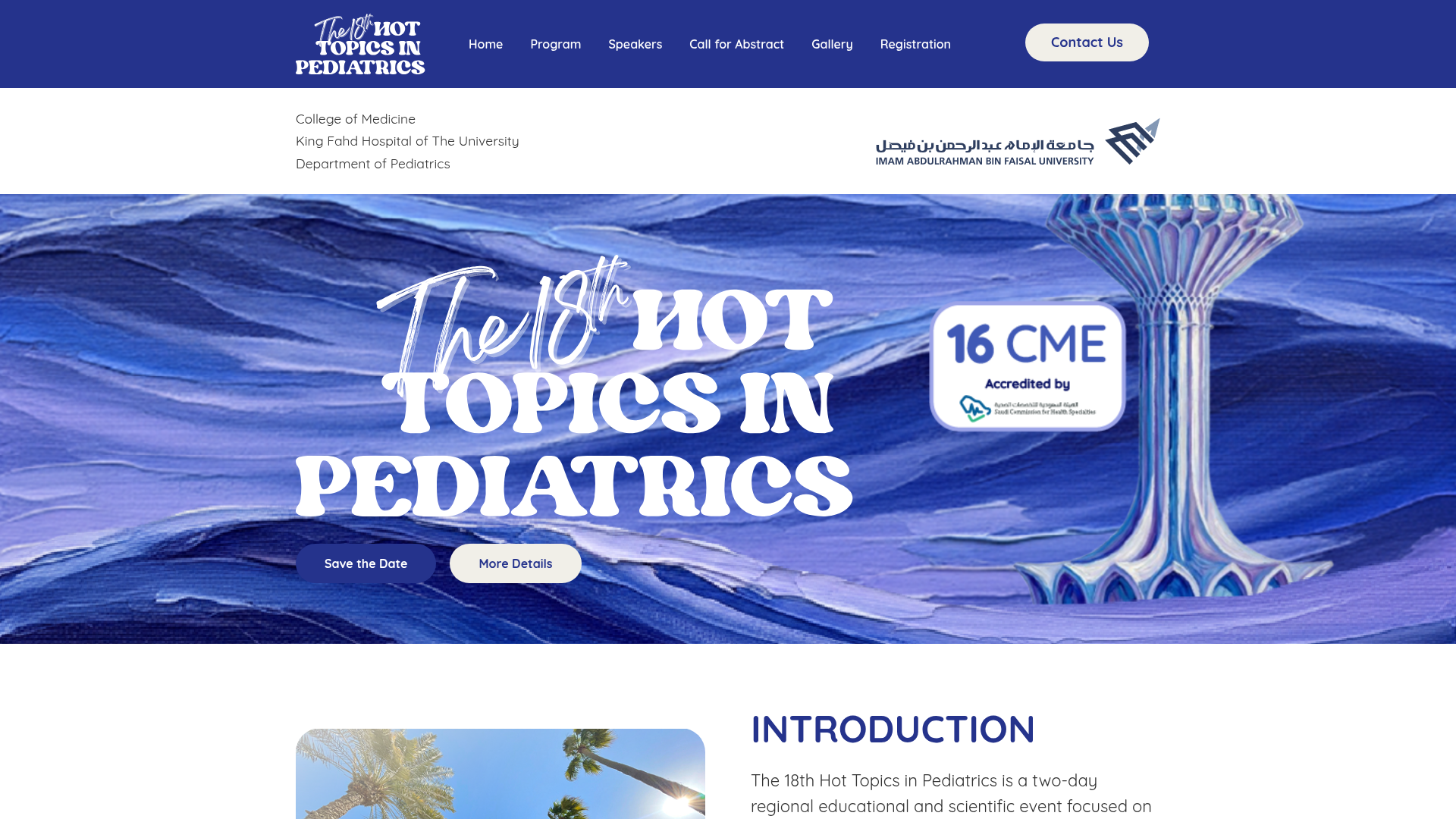 The 18th Hot Topics in Pediatrics