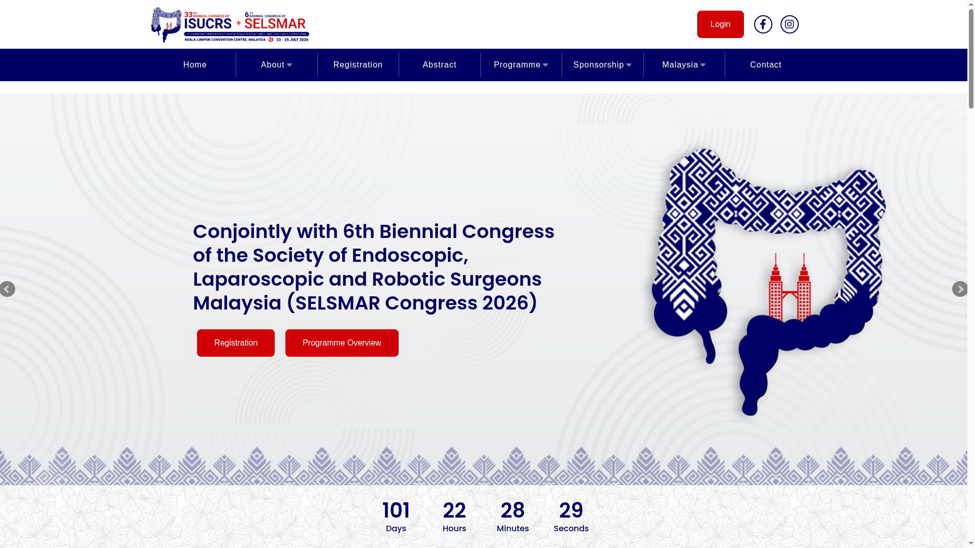 33rd Biennial Congress of ISUCRS 2026 / SELSMAR 2026