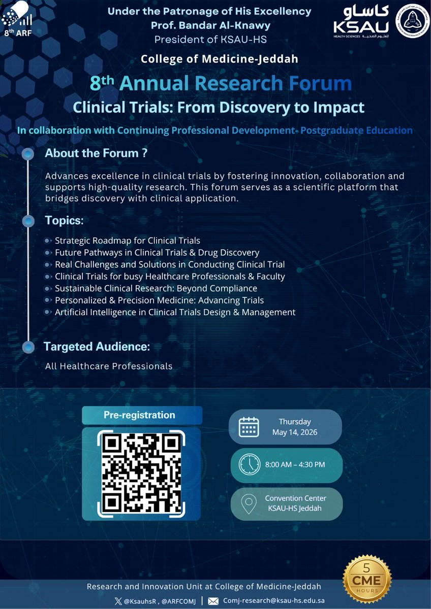 8th Annual Research Forum — Clinical Trials: From Discovery to Impact