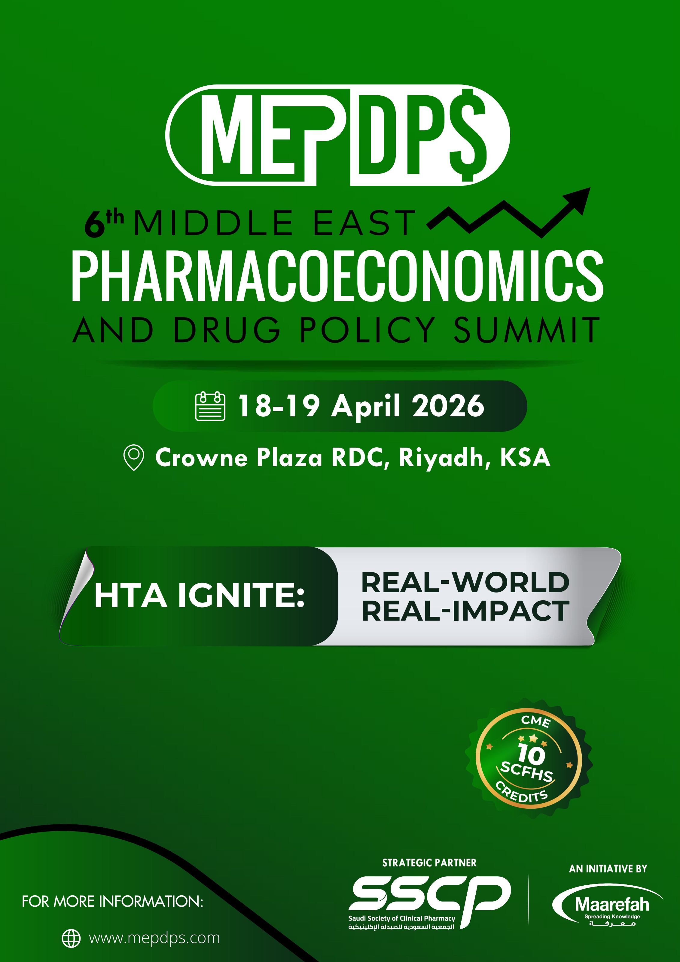 6th Middle East Pharmacoeconomics & Drug Policy Summit (MEPDPS 2026)