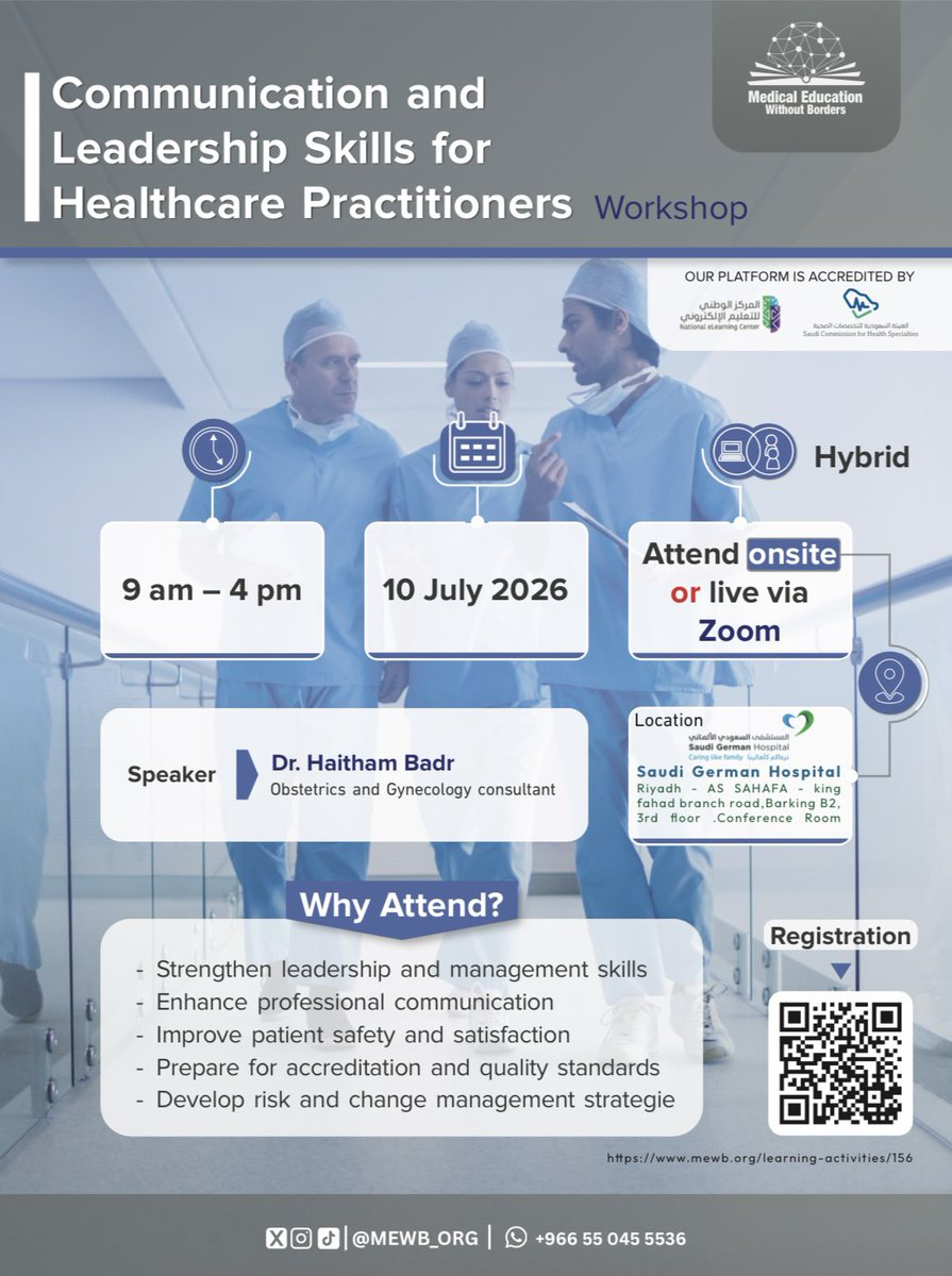 Communication and Leadership Skills for Healthcare Practitioners Workshop