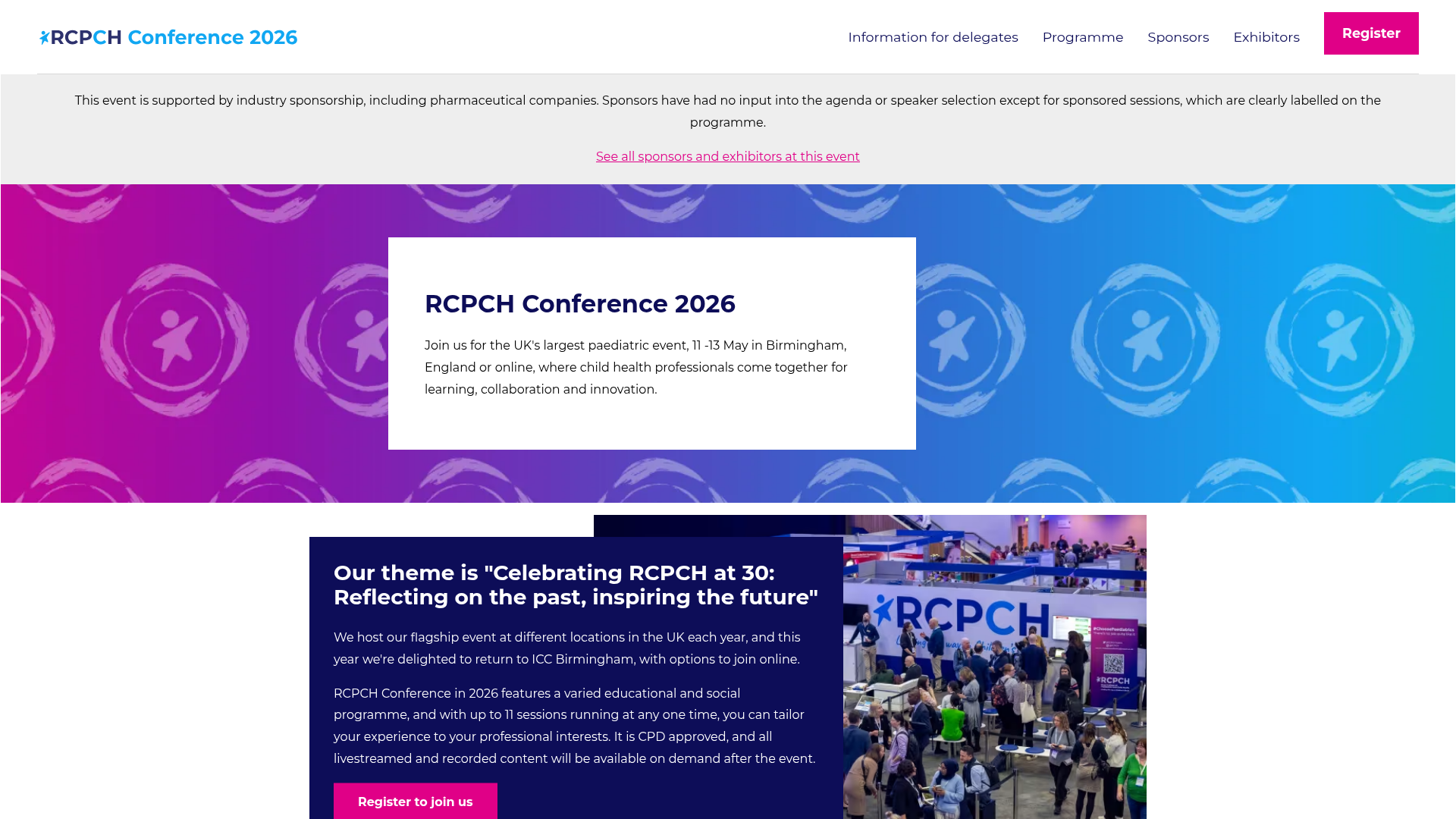 RCPCH Conference 2026