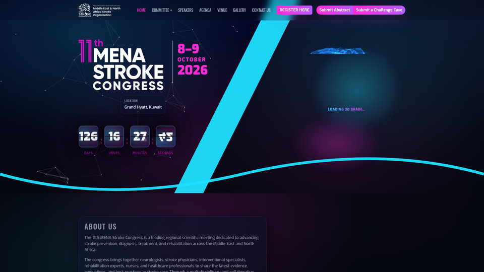 11th MENA Stroke Congress & 2nd Emirates Cerebrovascular & Stroke Forum 2026