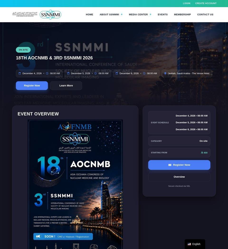 18th AOCNMB & 3rd SSNMMI 2026 — Asia Oceania Congress of Nuclear Medicine & Biology