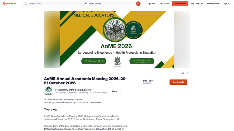 AoME Annual Academic Meeting 2026