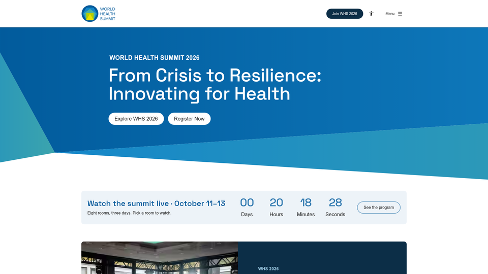 World Health Summit 2026