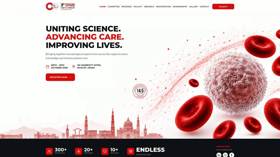 8th Omani Society of Hematology Conference (OSHC 2026)