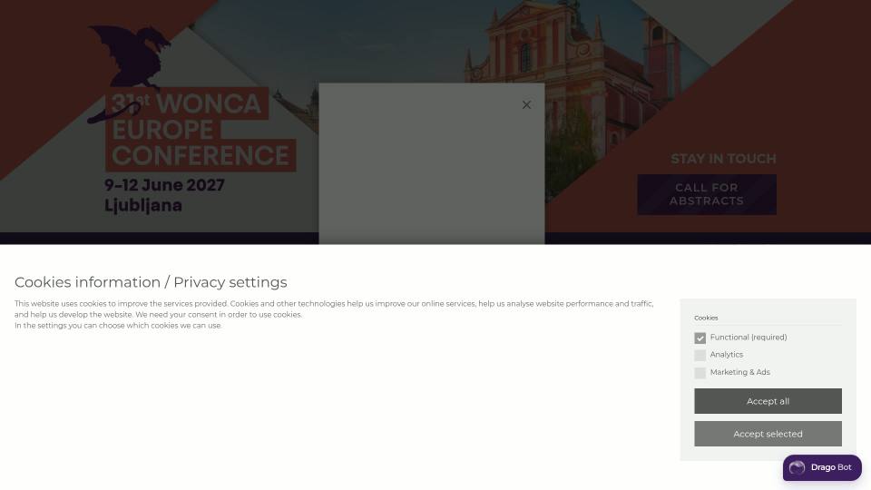 31st WONCA Europe Conference 2027 — Ljubljana