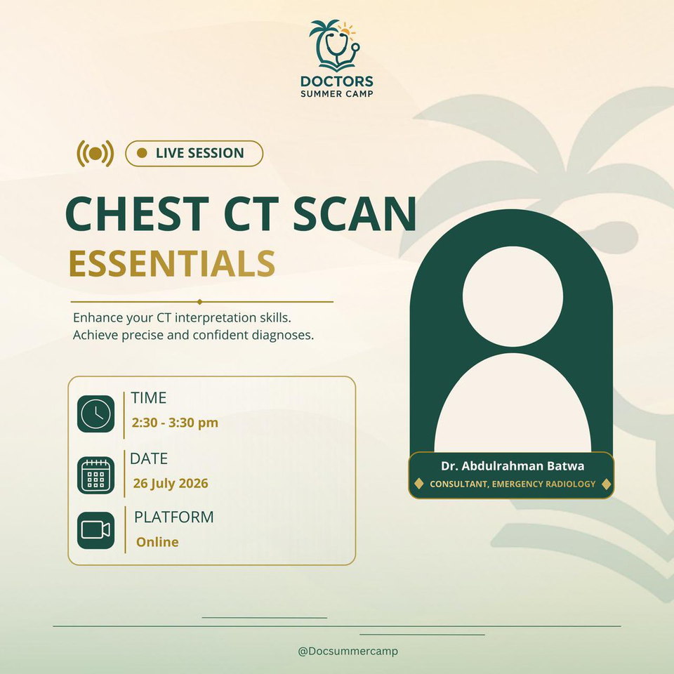 Chest CT Scan Essentials — Doctors Summer Camp Live Session