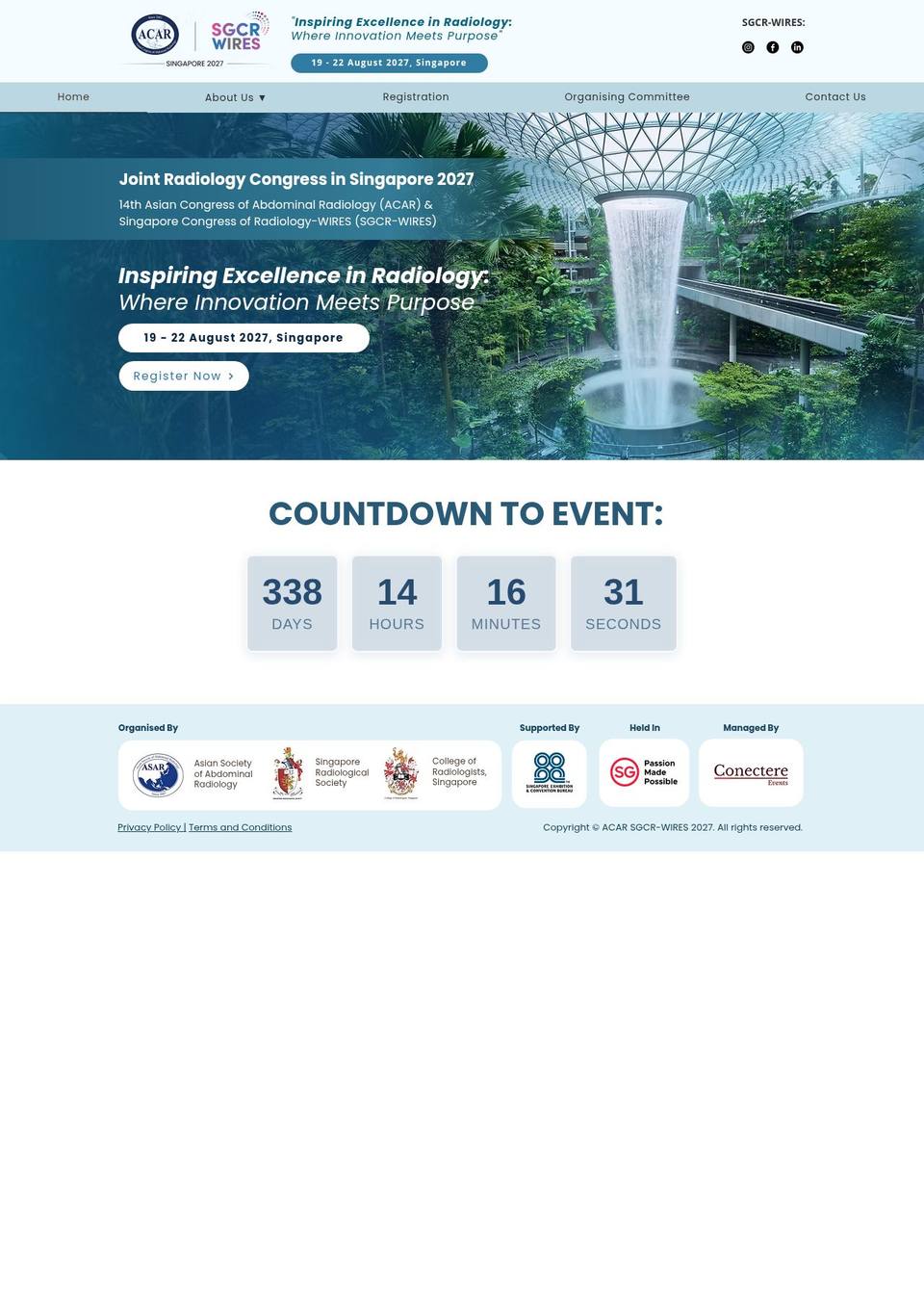 14th Asian Congress of Abdominal Radiology — ACAR SGCR-WIRES 2027