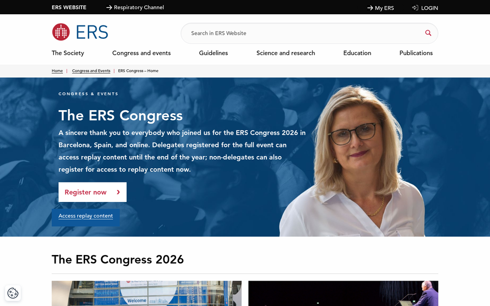 ERS Congress 2027 — European Respiratory Society International Congress (Milan)