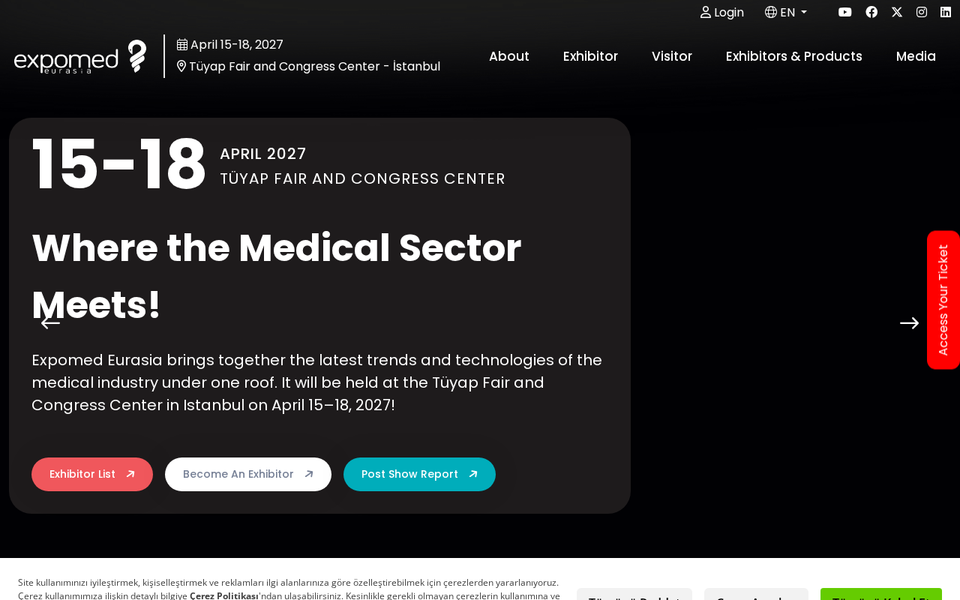 Expomed Eurasia 2027 — International Medical Devices & Healthcare Technology Exhibition