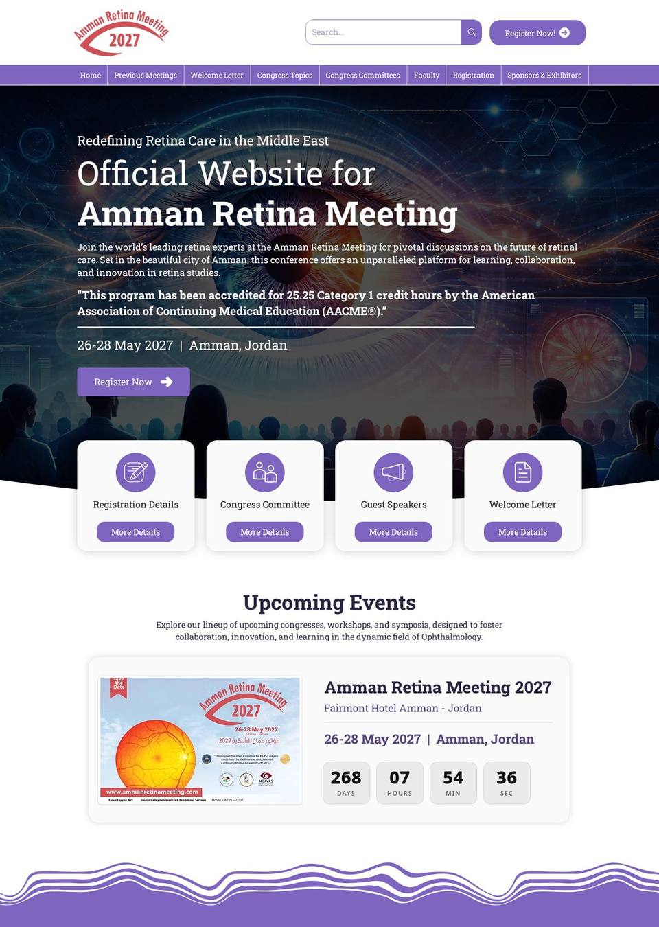 Amman Retina Meeting 2027