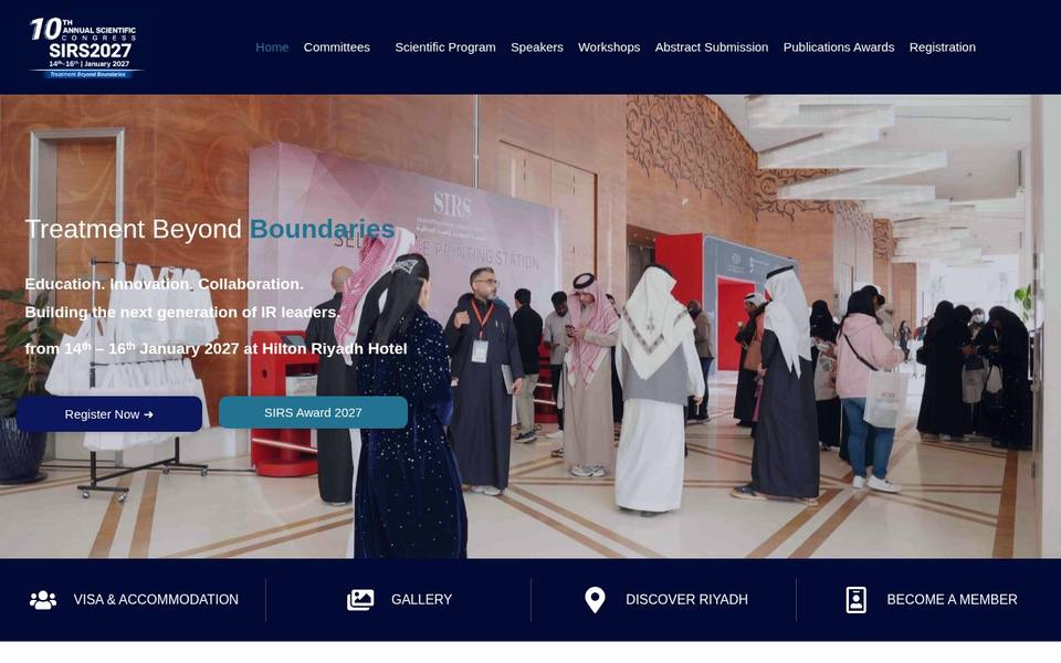 SIRS 2027 — 10th Annual Scientific Congress of the Saudi Interventional Radiology Society
