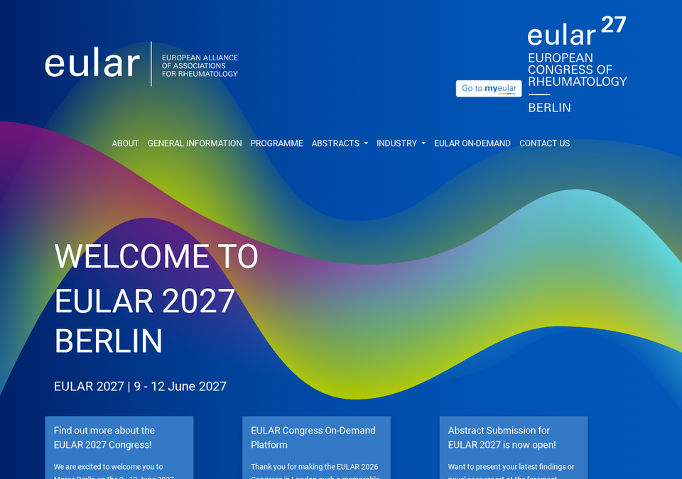 EULAR 2027 European Congress of Rheumatology