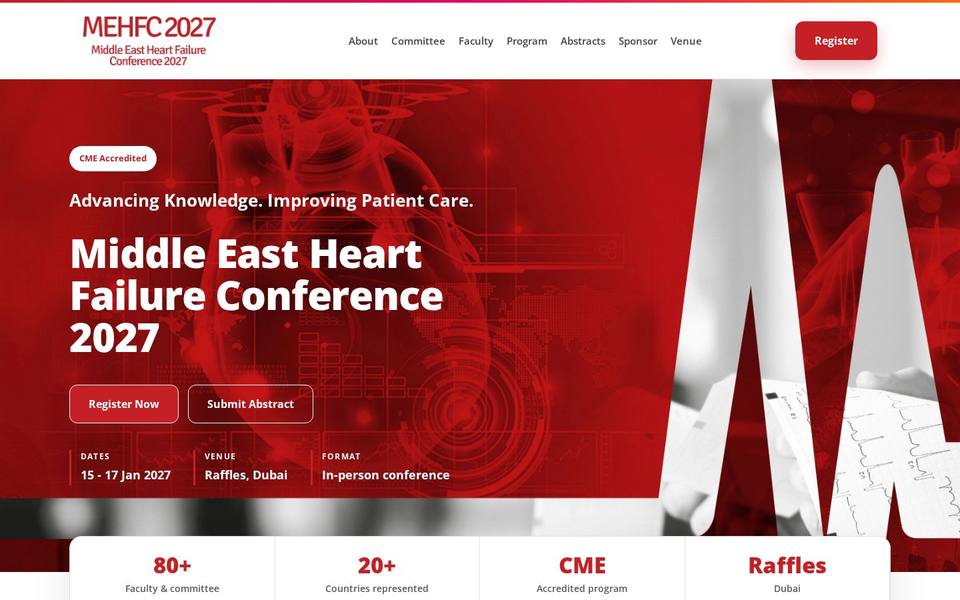 Middle East Heart Failure Conference (MEHFC) 2027
