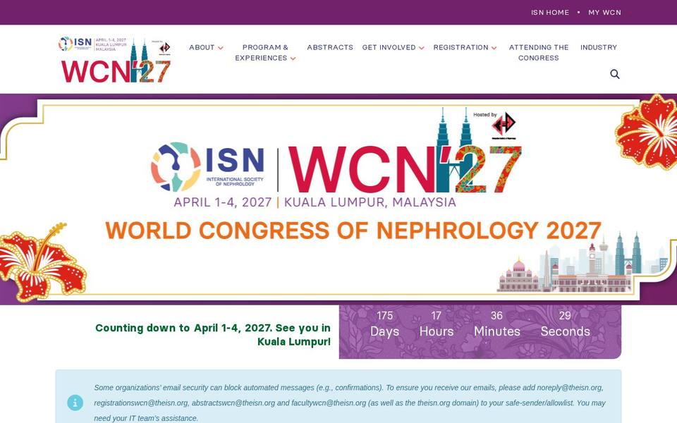 World Congress of Nephrology 2027 (WCN'27)