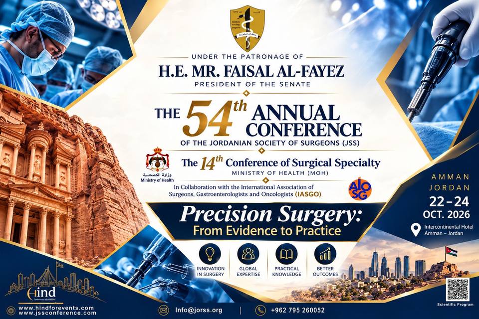 54th Annual Conference of the Jordanian Society of Surgeons (JSS) 2026