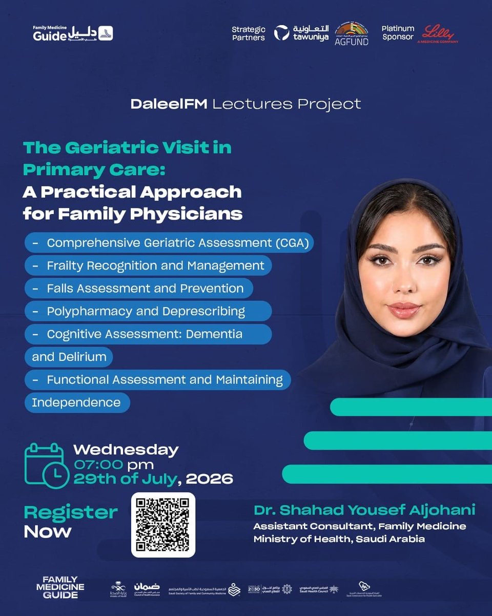 The Geriatric Visit in Primary Care: A Practical Approach for Family Physicians — DaleelFM Lectures
