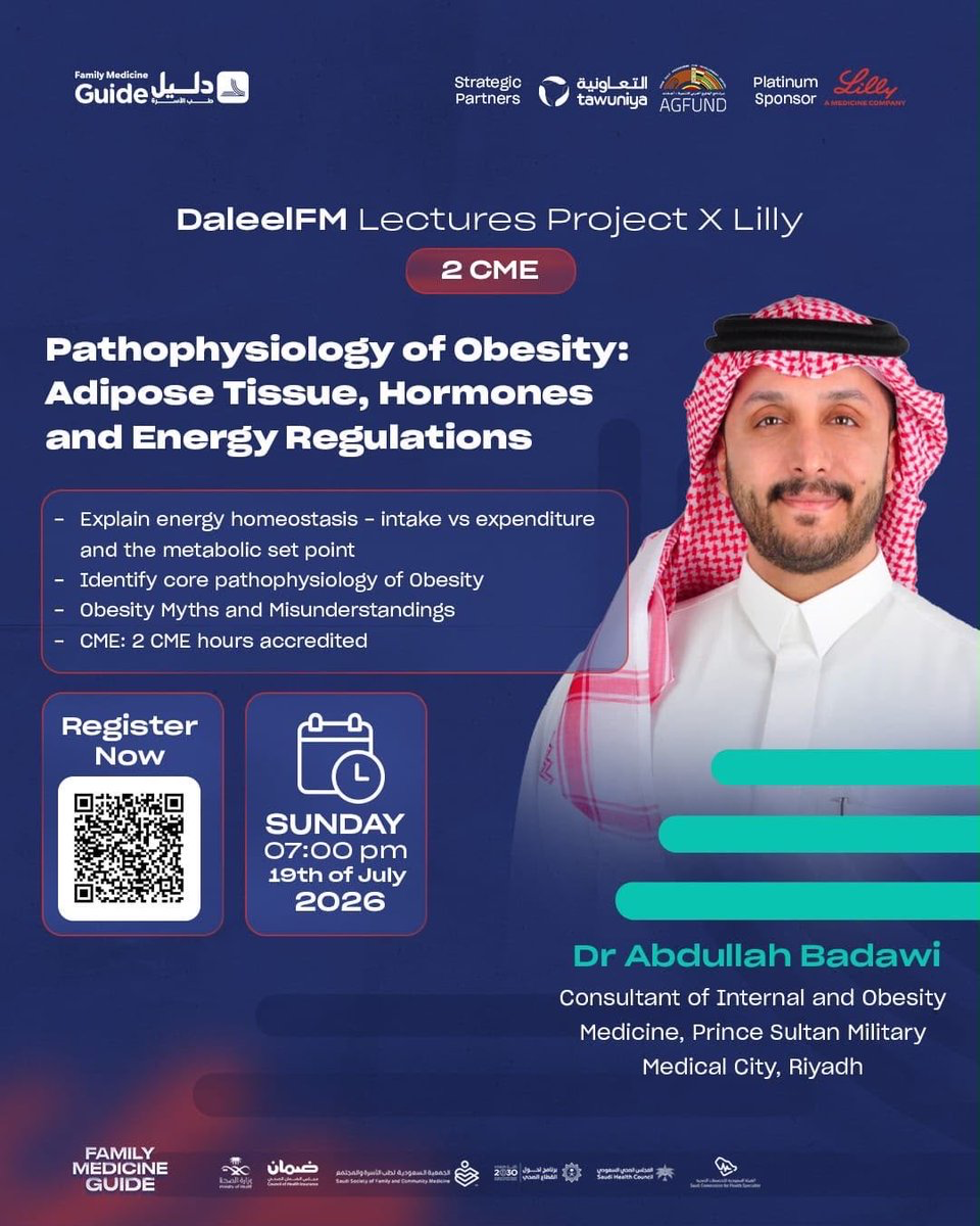 Pathophysiology of Obesity: Adipose Tissue, Hormones and Energy Regulations — DaleelFM Lectures × Lilly