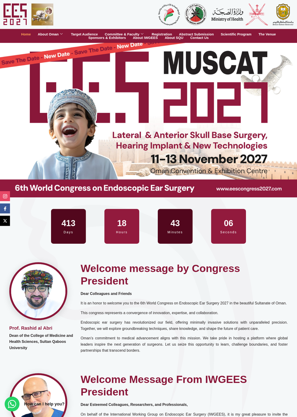 EES Congress 2027 — 6th World Congress on Endoscopic Ear Surgery