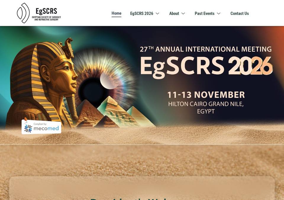 27th International Meeting of the Egyptian Society of Cataract and Refractive Surgery (EgSCRS 2026)