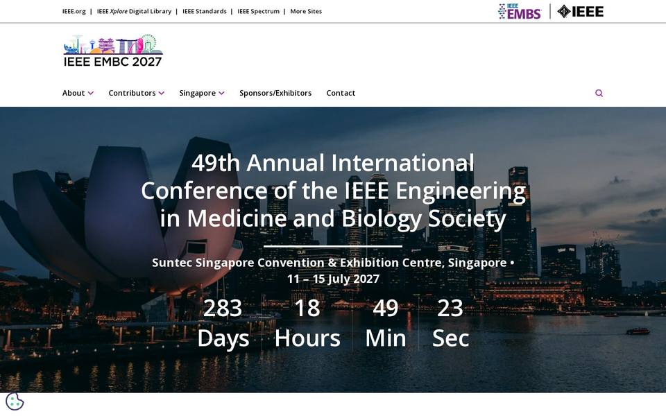 IEEE EMBC 2027 — 49th Annual International Conference of the IEEE Engineering in Medicine and Biology Society (Singapore)