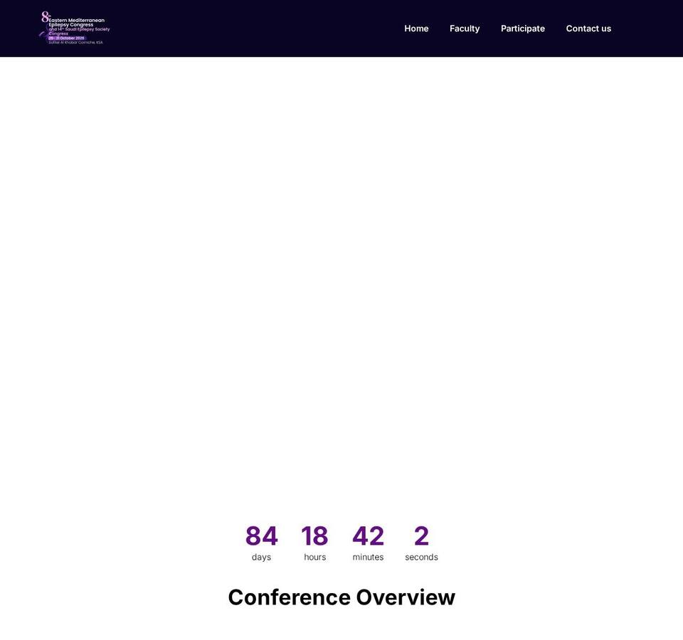 8th East Mediterranean Epilepsy Congress & 14th Saudi Epilepsy Society Congress