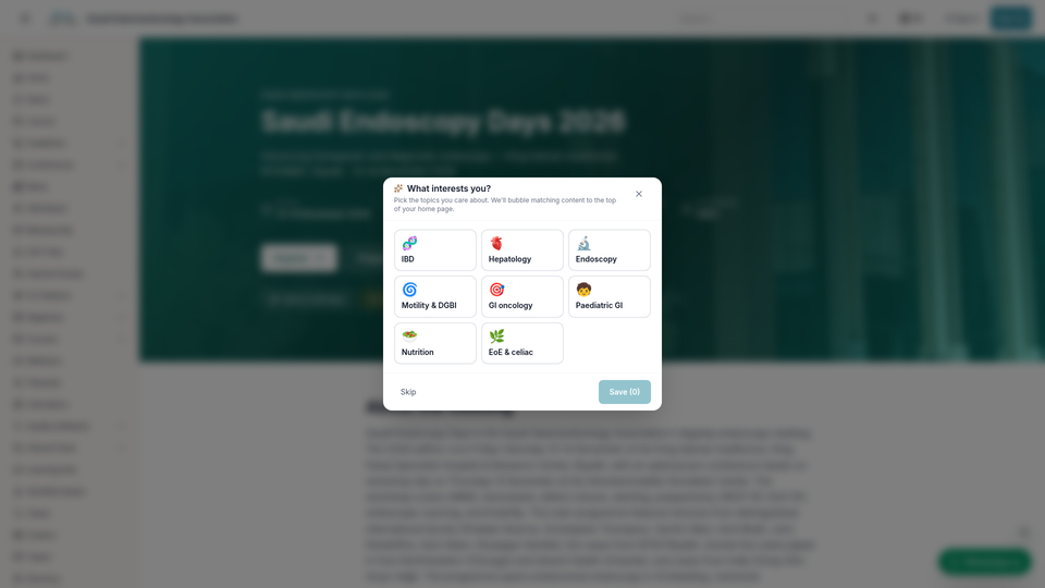 Saudi Endoscopy Days 2026