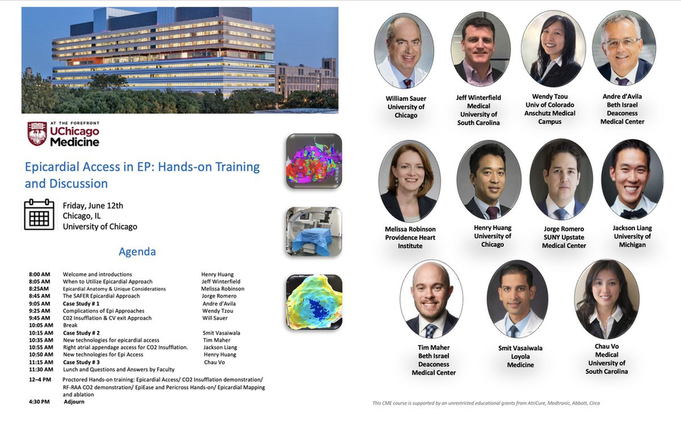 Epicardial Access in EP: Hands-on Training and Discussion