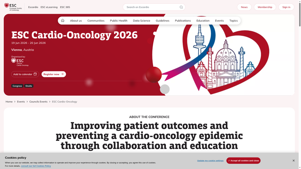 ESC Cardio-Oncology 2026