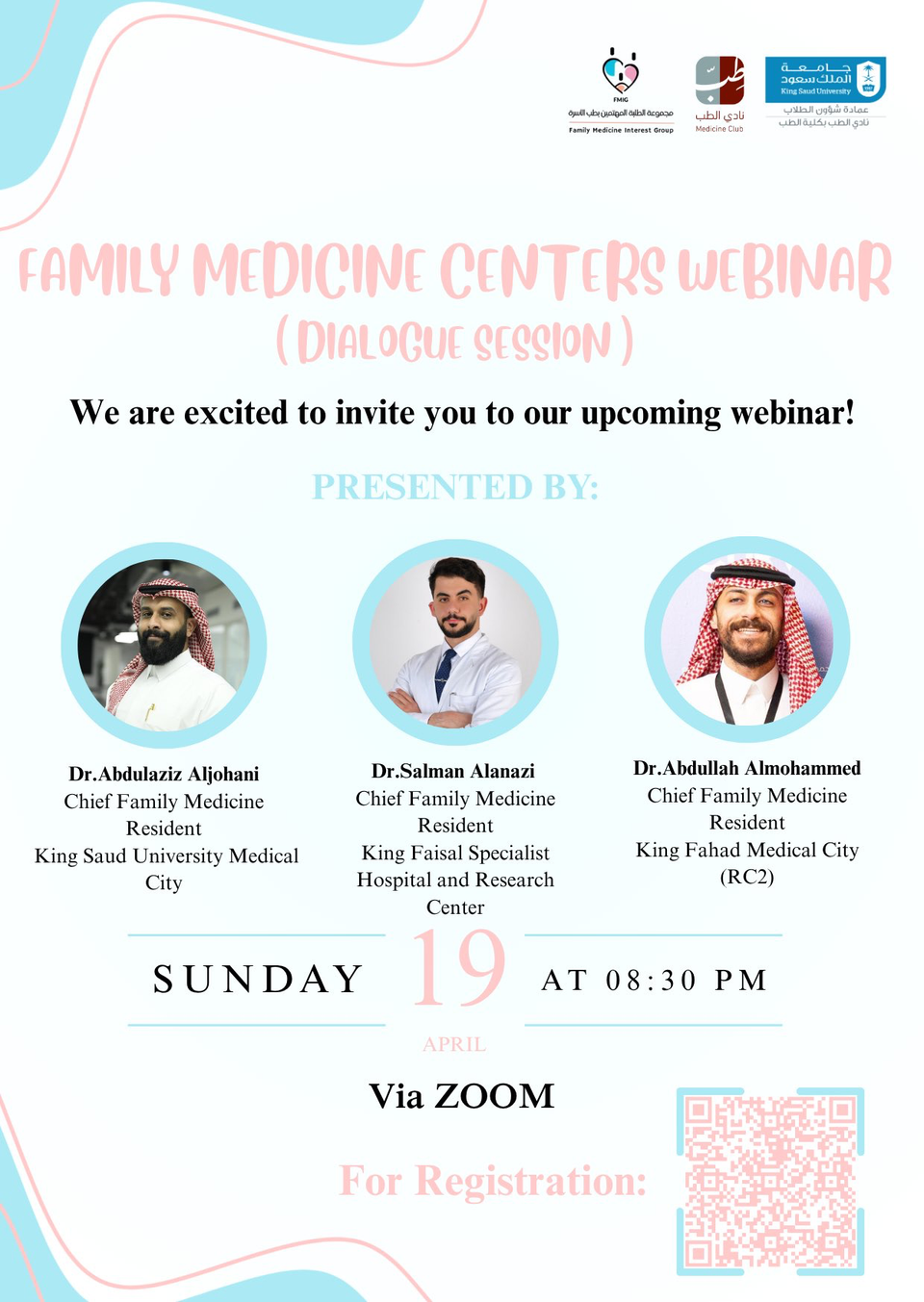 Family Medicine Centers Webinar (Dialogue Session)