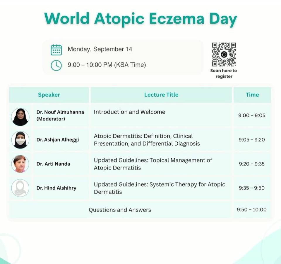 World Atopic Eczema Day Webinar 2026