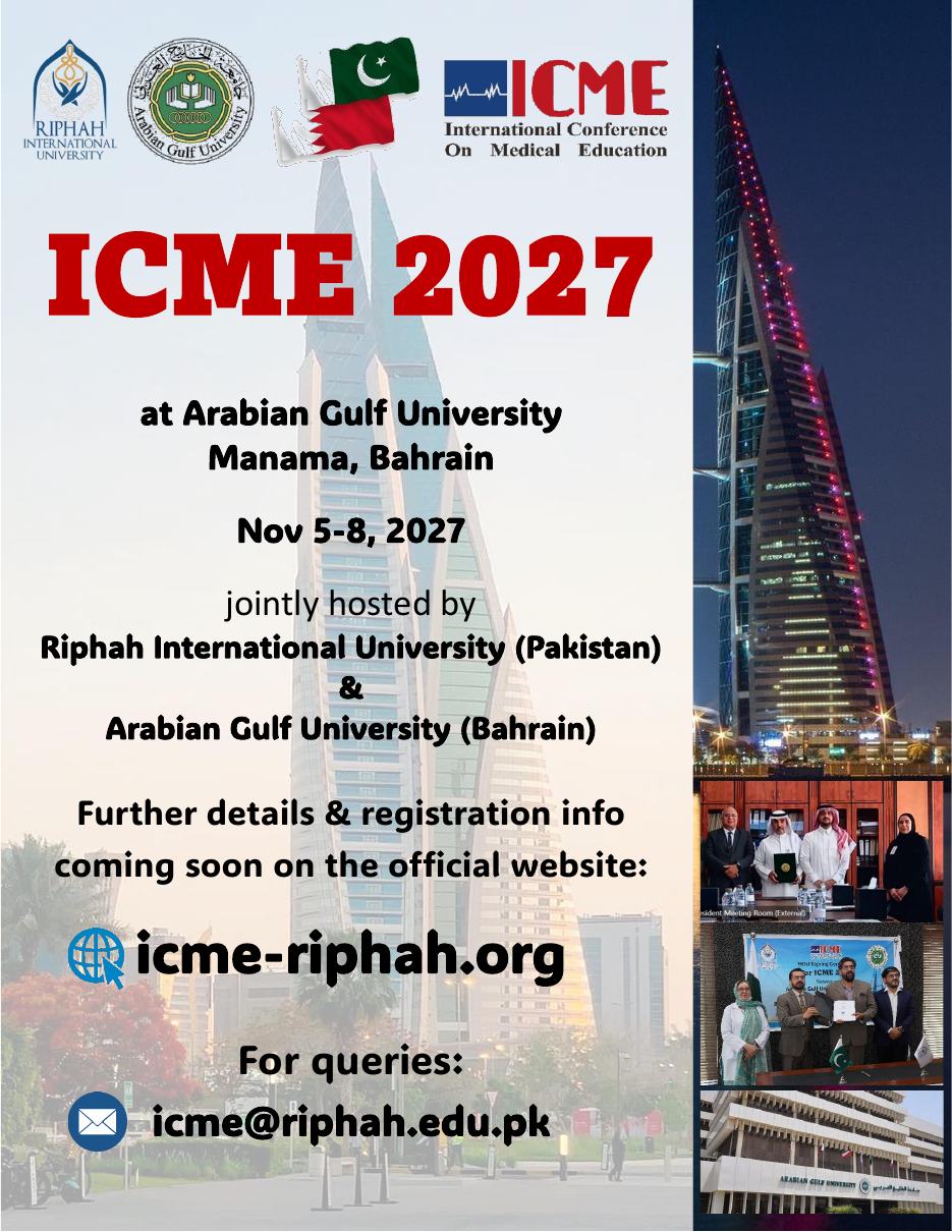 ICME 2027 — International Conference on Medical Education