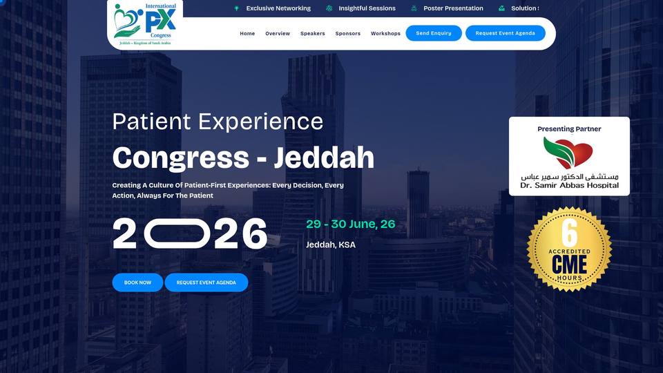Patient Experience Congress – Jeddah 2026