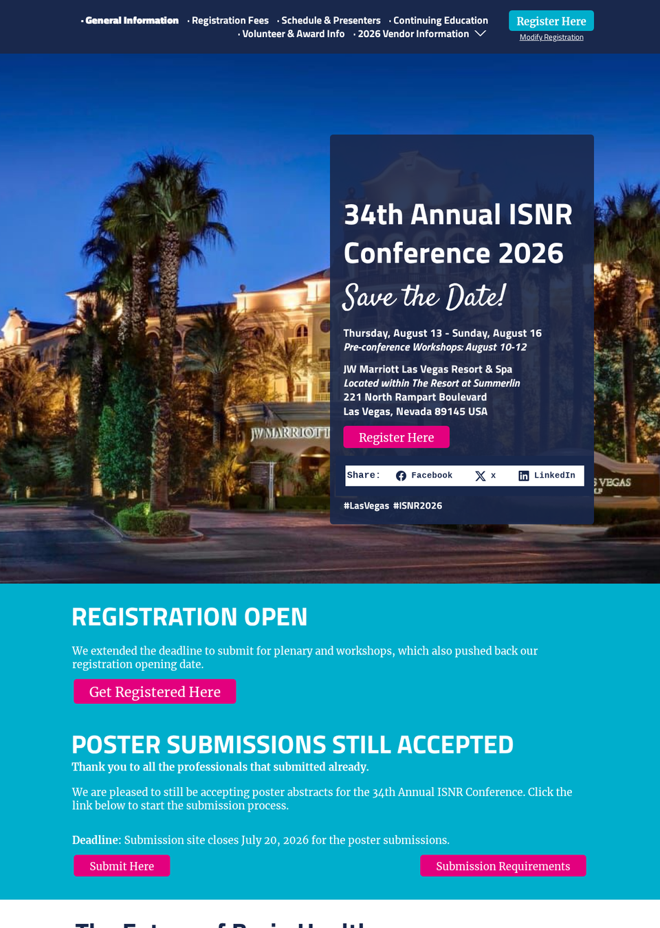 34th Annual ISNR Conference 2026 — Advancing Neuroregulation in an Era of Innovation