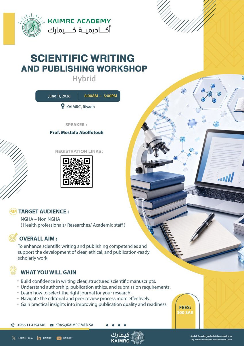 Scientific Writing and Publishing Workshop