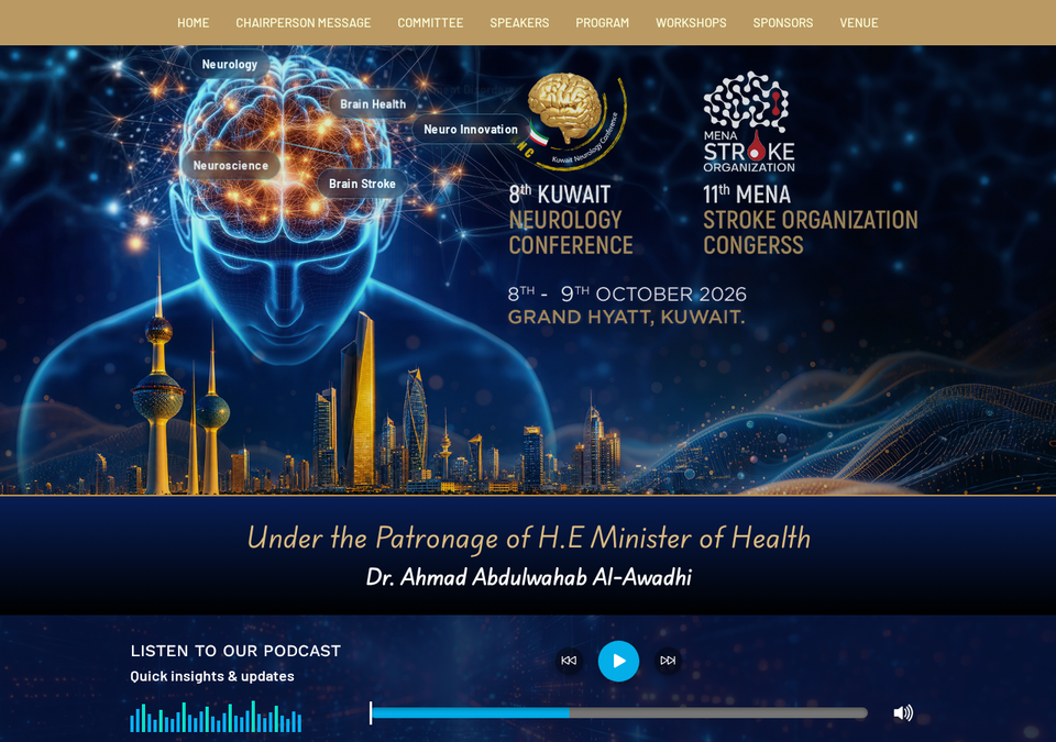 8th Kuwait Neurology Conference 2026 & 11th MENA Stroke Organization Congress