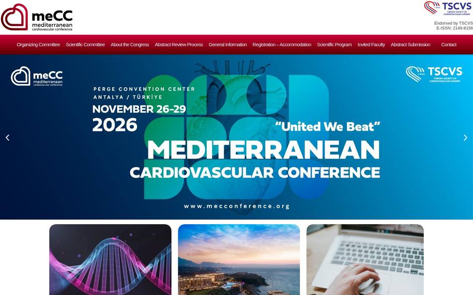 MeCC 2026 — The Mediterranean Cardiovascular Conference (Antalya)