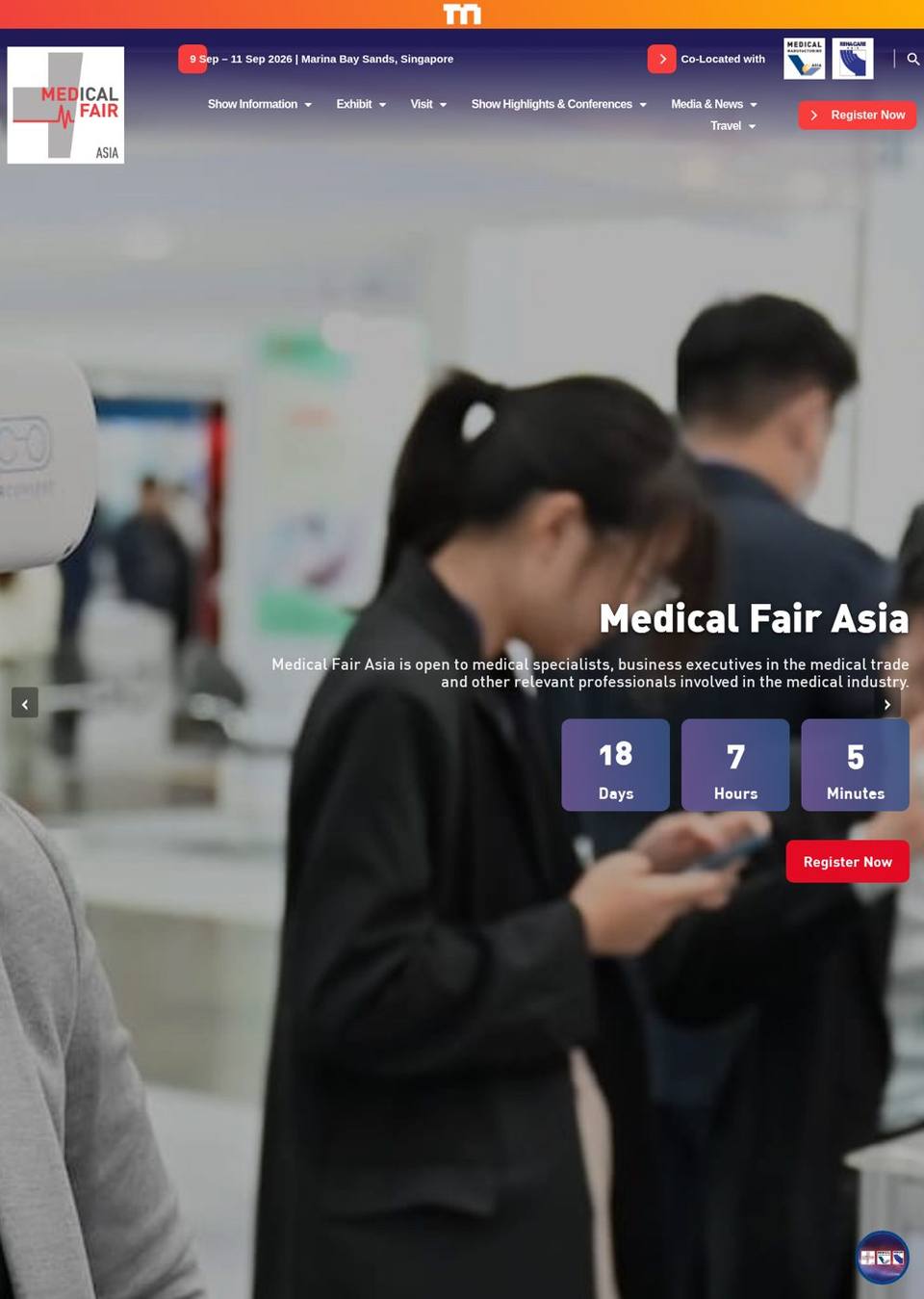 Medical Fair Asia 2026 — 16th International Exhibition on Hospital, Diagnostic, Pharmaceutical, Medical & Rehabilitation Equipment & Supplies