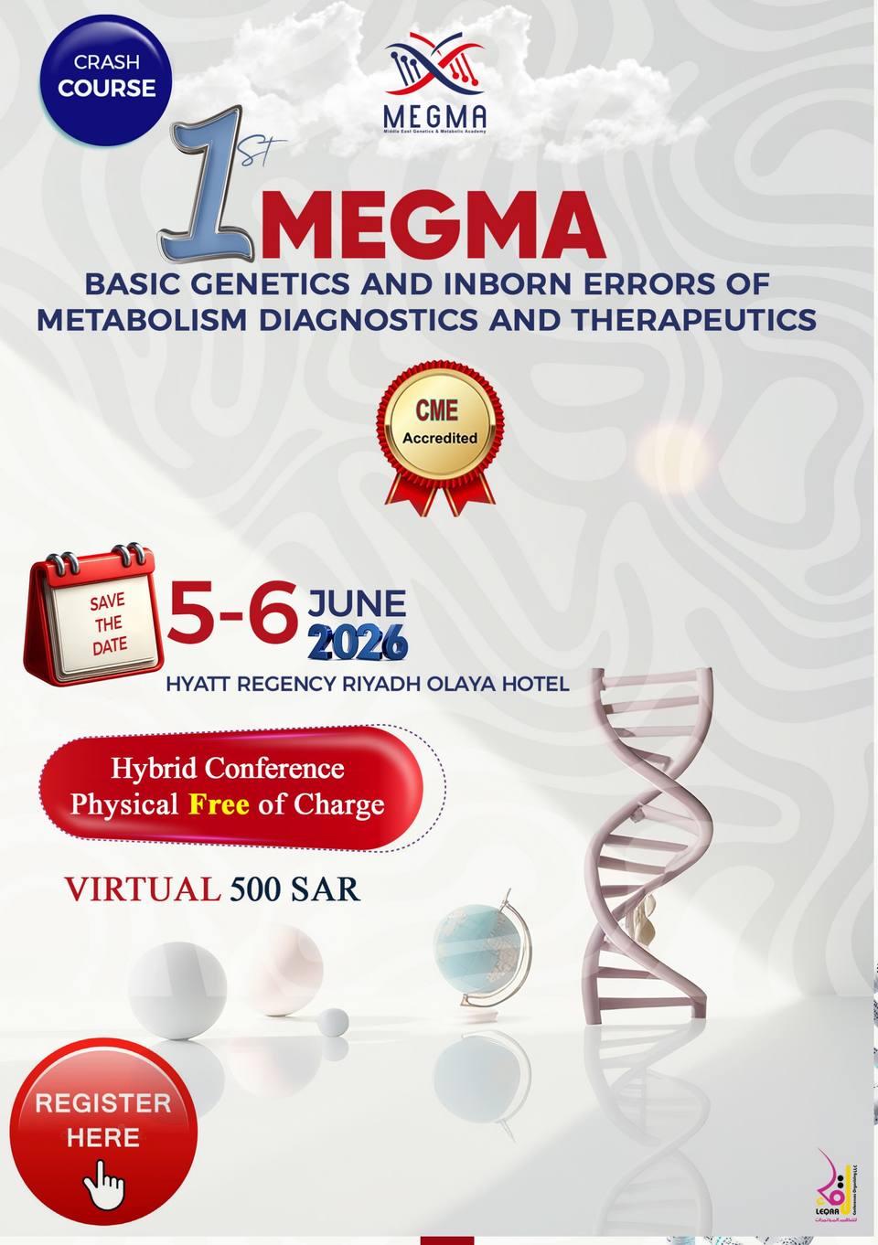 1st MEGMA Basic Genetics and Inborn Errors of Metabolism Diagnostics and Therapeutics Course