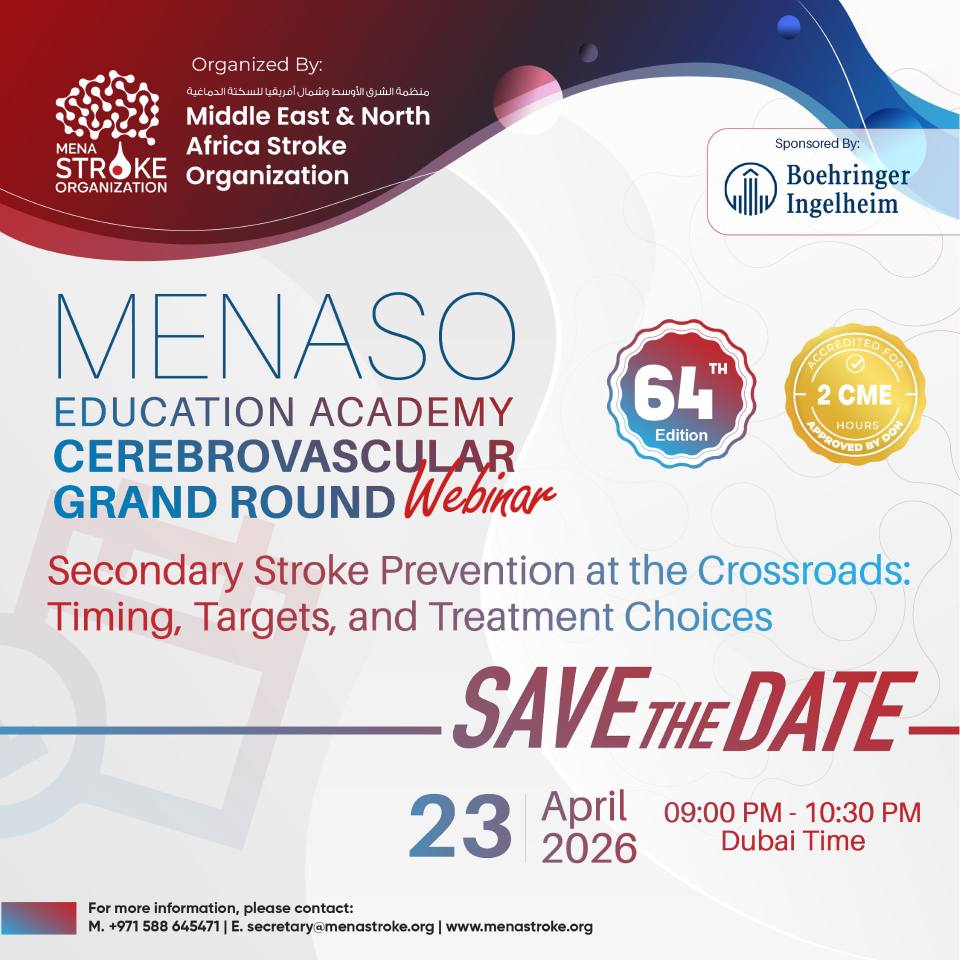 MENASO Education Academy Cerebrovascular Grand Round - 64th Edition