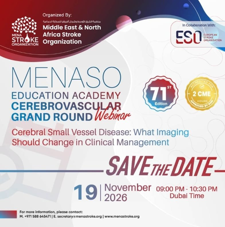 MENASO Education Academy Cerebrovascular Grand Round — 71st Edition: Cerebral Small Vessel Disease