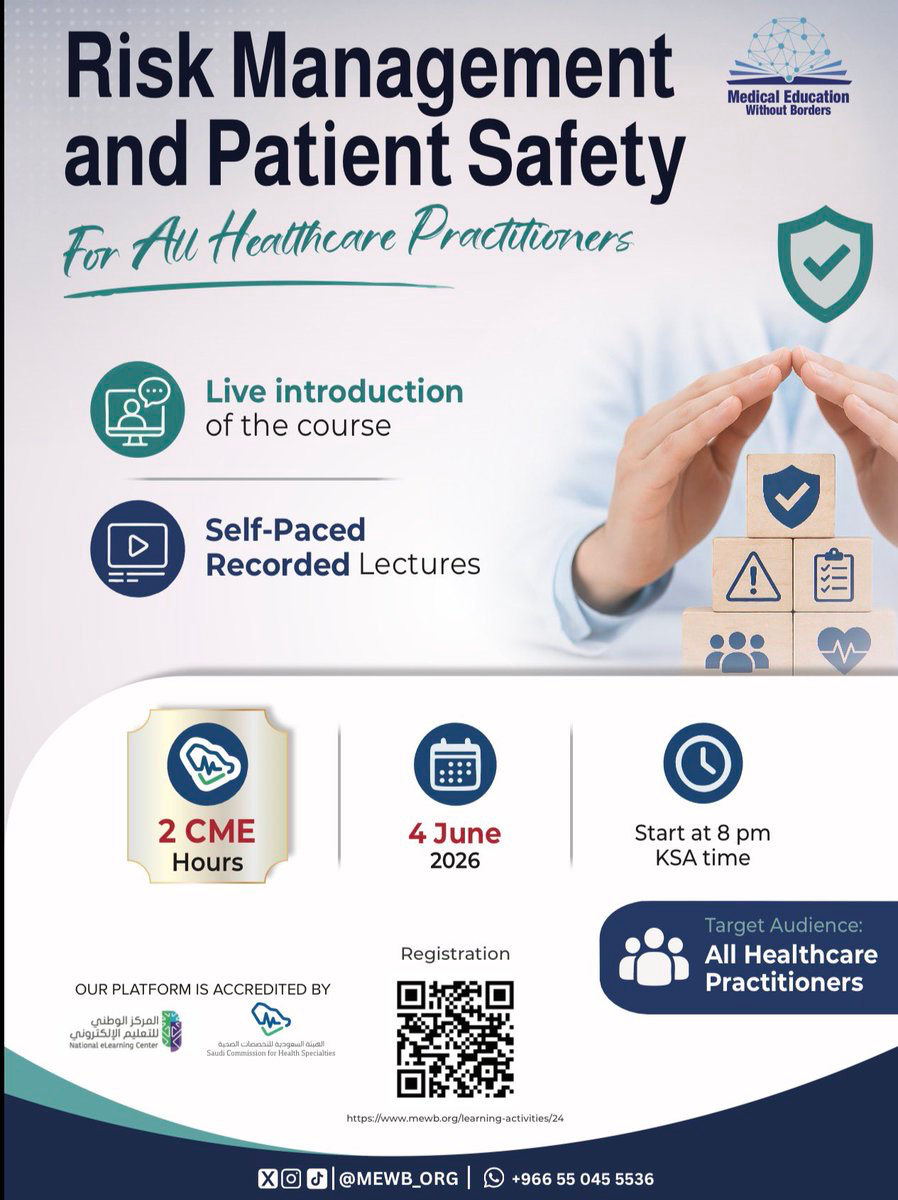 Risk Management and Patient Safety for All Healthcare Practitioners (June 2026)