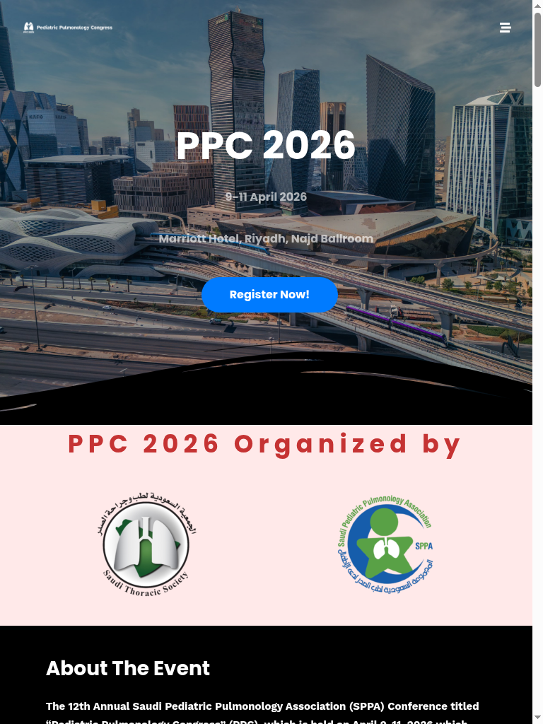 PPC 2026 - 12th Pediatric Pulmonology Congress