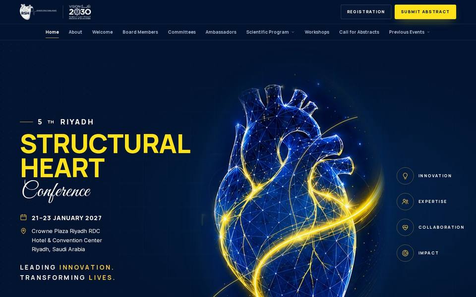 RSH 2027 — 5th Riyadh Structural Heart Conference