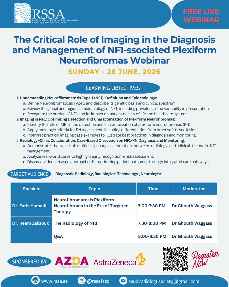 The Critical Role of Imaging in the Diagnosis and Management of NF1-Associated Plexiform Neurofibromas Webinar