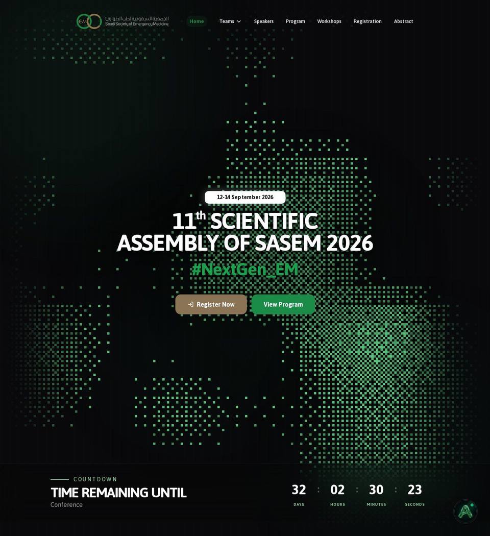 11th Scientific Assembly of SASEM 2026 — #NextGen_EM